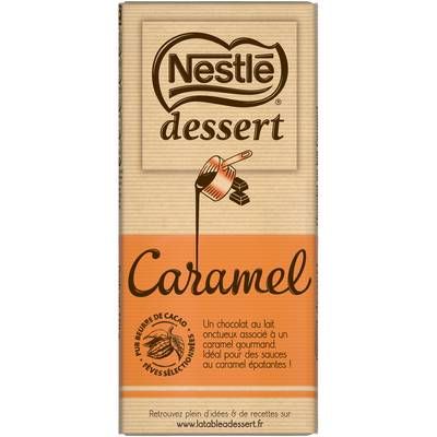 Nestlé Dessert Chocolat pâtissier lait caramel, 170g
