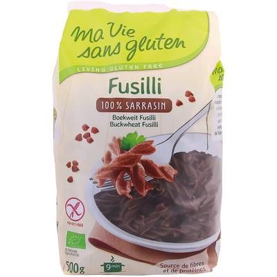 Ma Vie Sans Gluten Fusilli bio 100% sarrasin, 500g
