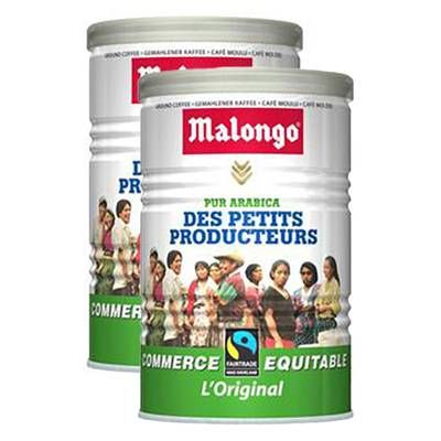 Malongo Café Moulu Arabica, Lot de 2x250g