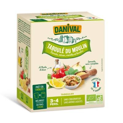 Danival Taboulé du moulin bio, 620g