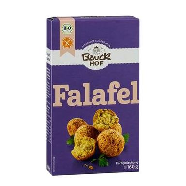 Bauck Hof Préparation bio pour falafels, sans gluten, 160g
