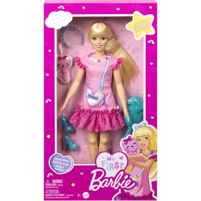 Barbie - Mattel Poupée Ma Première Barbie - Blonde - HLL19