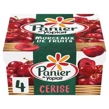Panier de Yoplait Yaourts Cerise, 4x125g
