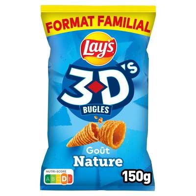 Lay's Biscuits apéritifs goût nature 3D, 150g