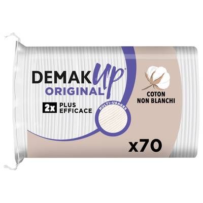 Demak Up Ovales à démaquiller Original Duo, 70 pièces