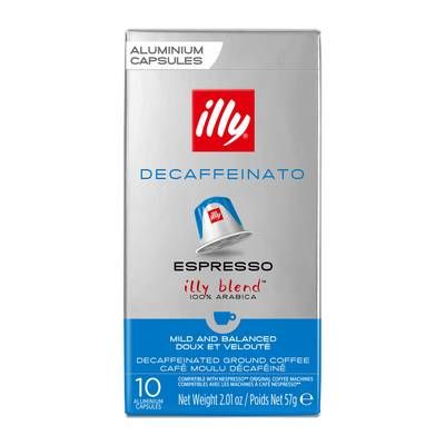 Illy Café Capsules compatibles Décaféiné, 10 capsules