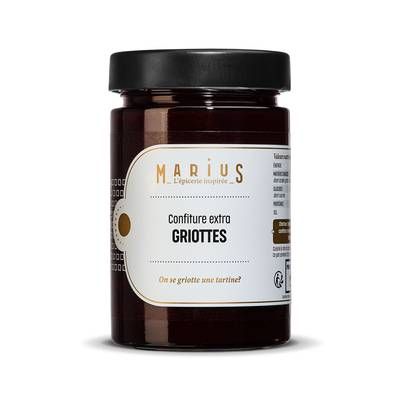 Marius, L'Épicerie Inspirée Confiture Extra Griottes, 375g