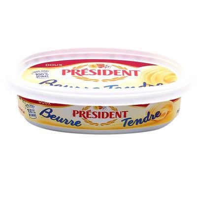 Président Beurrier tendre doux, 125g