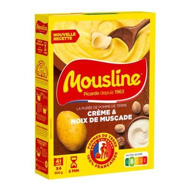 Mousline Purée Crème et Noix de Muscade, 500g