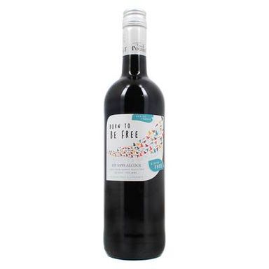 Born to be free Vin rouge sans alcool, 75cl
