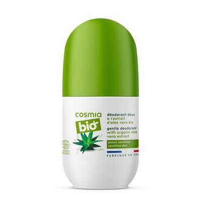 COSMIA BIO Déodorant bille doux aloe vera bio peaux sensibles, 50ml