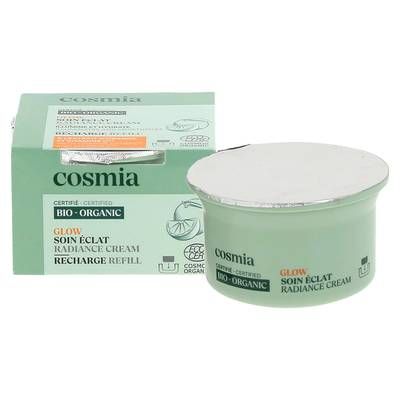 COSMIA Recharge crème visage bio à l'extrait d'Orange et vitamine C, 50ml