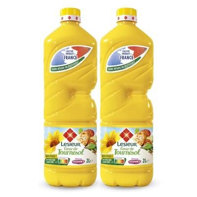 Lesieur Huile Coeur de Tournesol, Lot de 2x2L