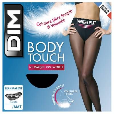 Dim Collant Body Touch Ventre Plat Noir 20D, Taille 3