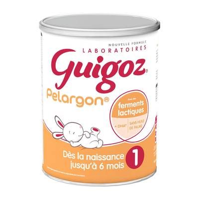 Guigoz Lait bébé en poudre Pelargon 1er âge, 0-6 mois, 780g