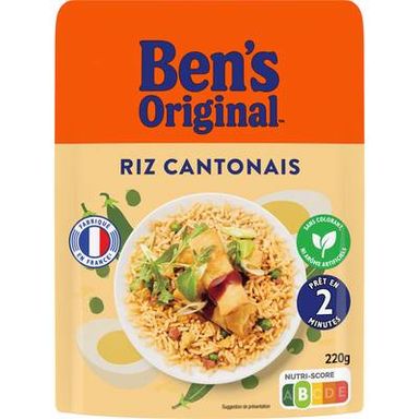 Ben's Original Riz Micro-onde Express Cantonnais, 220g