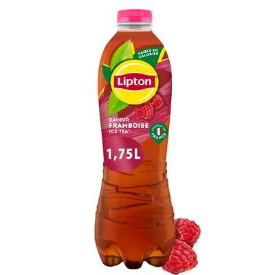 Lipton Boisson au thé glacé saveur framboise, 1,75L
