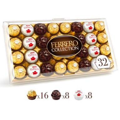 Ferrero Collection Rocher Chocolat, 32 bouchées