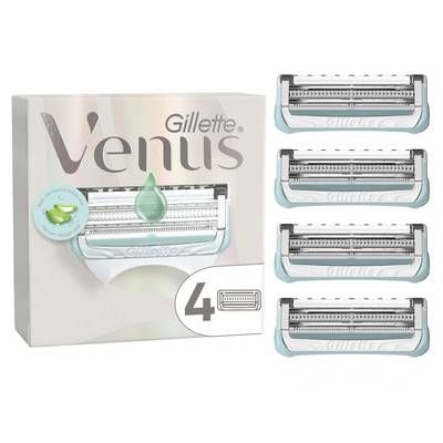 Gillette Venus Lames de rasoir Pour Femme Satin Care Aloe Vera, 4 lames