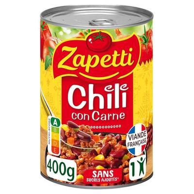 Zapetti Chili au Boeuf, 400g