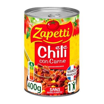 Zapetti Chili au Boeuf, 400g