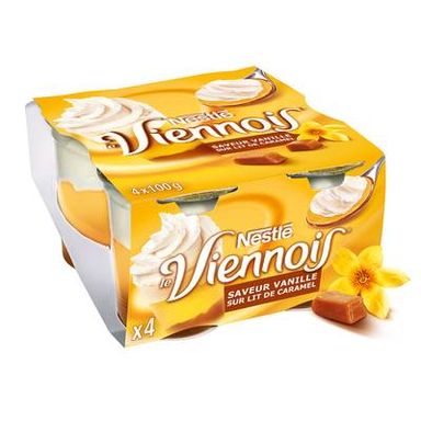Viennois Viennois Vanille caramel, 4x100g