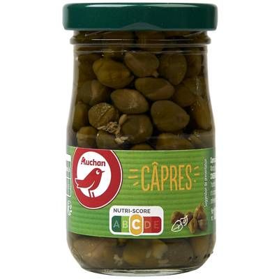 Auchan Câpres en bocal, 60g