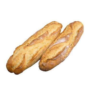 Pains et Tradition Demi-Baguettes Ardennais précuites, 2x150g