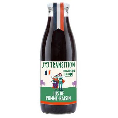 Transition Jus Pomme Raisin- Conversion biologique, 75cl