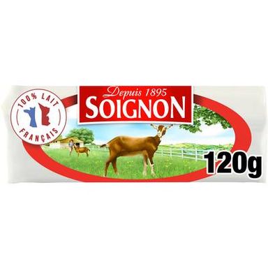 Soignon Fromage de chèvre bûchette, 120g