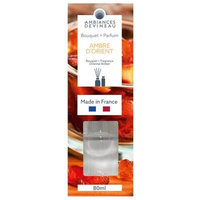 Ambiances Devineau Bouquet Ambre d'Orient + recharge, 80ml