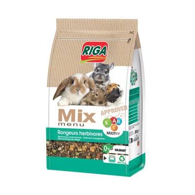 Riga Menu Mix pour Rongeur Herbivore, 1,5kg