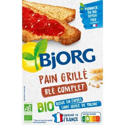 Bjorg Pain grillé au blé complet Bio, 250g