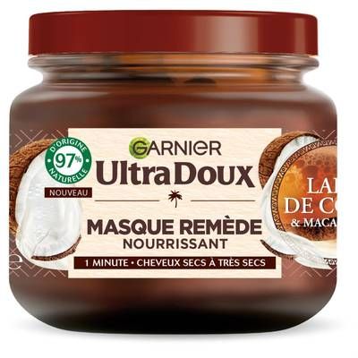 Garnier - Ultra Doux Masque Remède Lait de Coco & Macadamia, 340ml