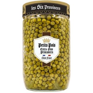 Les Six Provinces Petits Pois Extra-Fins Printaniers, 660g