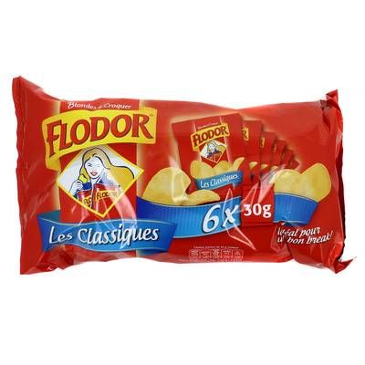 Flodor Chips classiques, 180g