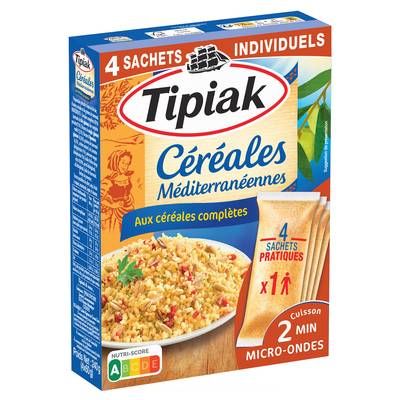 Tipiak Céréales à la méditerranéenne, 4x60g