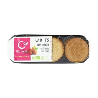 Bio Soleil Sablés épeautre aux amandes bio, 120g