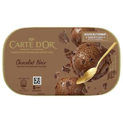 Carte d'Or Crème glacée chocolat noir, 374g