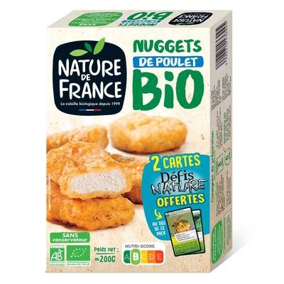 Nature De France Nuggets de Poulet Bio, 200g