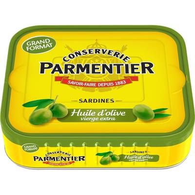Parmentier Sardines à l'Huile d'Olive Vierge Extra, 232g