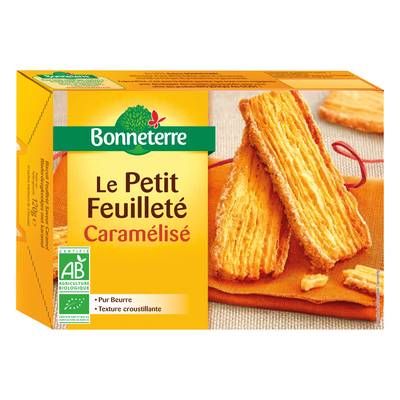 Bonneterre Biscuit feuilleté caramelisé bio, 120g