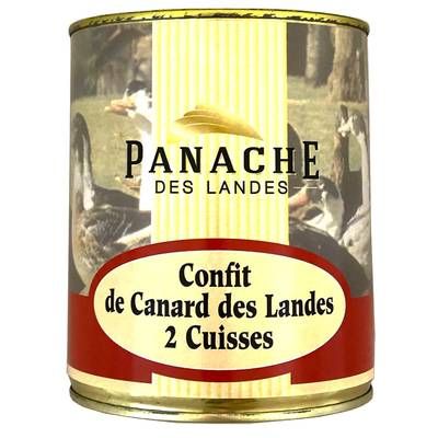 Panache Des Landes Confit de Canard des Landes IGP - 2 cuisses, 780g