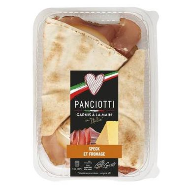 Corte Del Gusto Galettes Panciotti Speck et Fromage, 130g