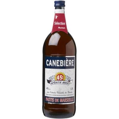 Canebière Pastis de Marseille 45°, 1,5L