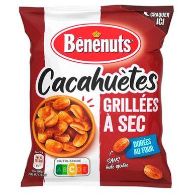 Benenuts Cacahuètes grillées à sec, 200g