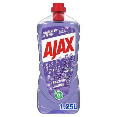 Ajax Nettoyant Ménager Fête des Fleurs Lavande, 1,25L