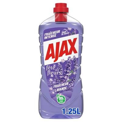 Ajax Nettoyant Ménager Fête des Fleurs Lavande, 1,25L