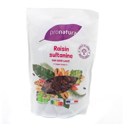 Pronatura Raisin Sultanine bio, Turquie, 1Kg