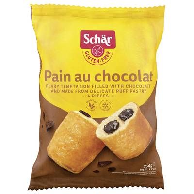 Schär Pain au chocolat sans gluten, 4x65g
